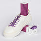 Cordones Morados Brillantes