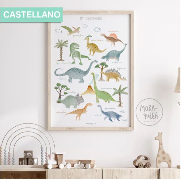 Lámina Mis Dinosaurios