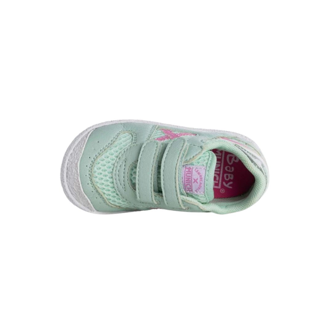 Deportivas Baby Goal 1566 Menta & Rosa