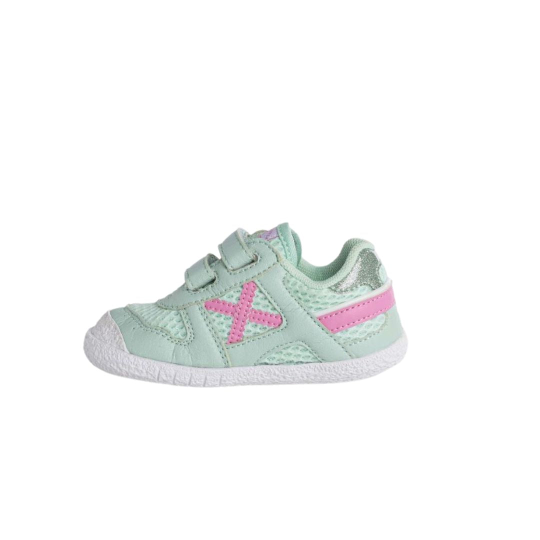 Deportivas Baby Goal 1566 Menta y Rosa | Munich – Shoes